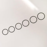 1mmブラックサージカルスチールリング ring SET ME UP♡